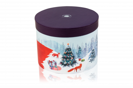 Carton gift box «Winter fox» (empty)