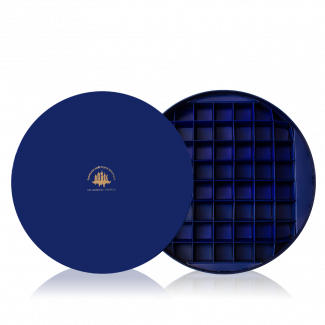 Коробка кругла для 52 цукерок (порожня)