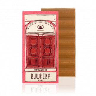 Milk chocolate with cherry filling, 165 g