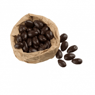 Milk chocolate coated cocoa beans 100g