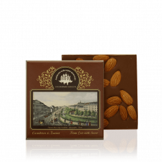 Milk chocolate with almond, 100 g