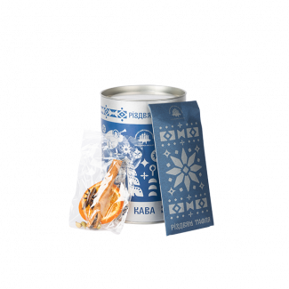 Lviv Coffee "Christmas", tube packaging