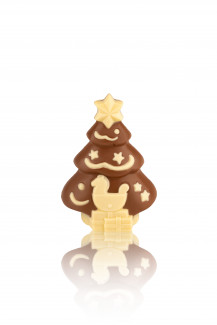 Шоколадна фігурка "Різдвяна ялинка" з молочного шоколаду