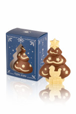 Шоколадна фігурка "Різдвяна ялинка" з молочного шоколаду