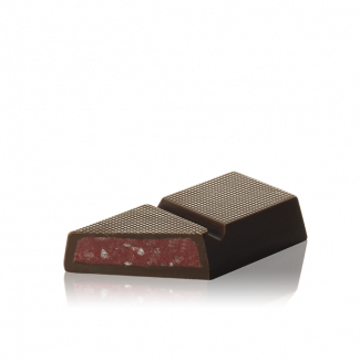 Chocolate bar “Strawberry with Explosive Caramel”