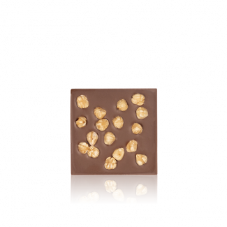 Шоколадні тафлі молочні з лісовим горіхом, 84г