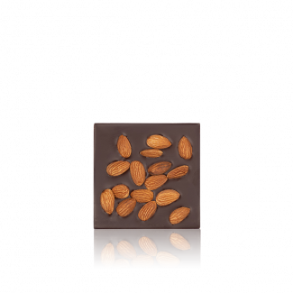 Dark chocolate with almond, 84g