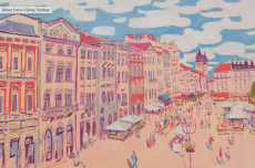Листівка "Літній день на площі Ринок"