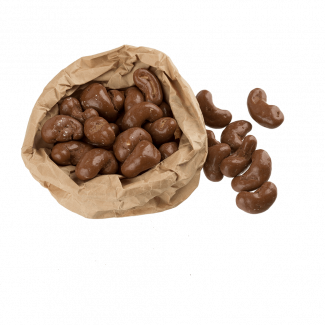 Milk chocolate coated cashew, 100 g