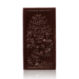 Шоколадна листівка з чорного шоколаду