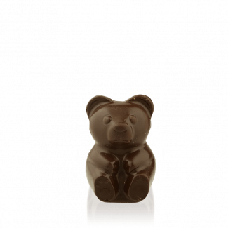Ведмедик з чорного шоколаду