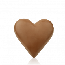 Medium Heart, milk chocolate