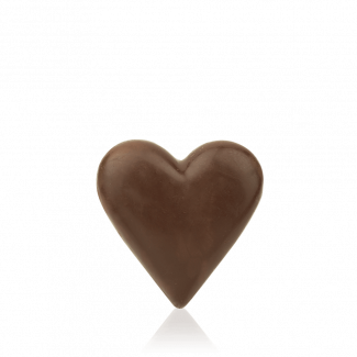 Heart, dark chocolate