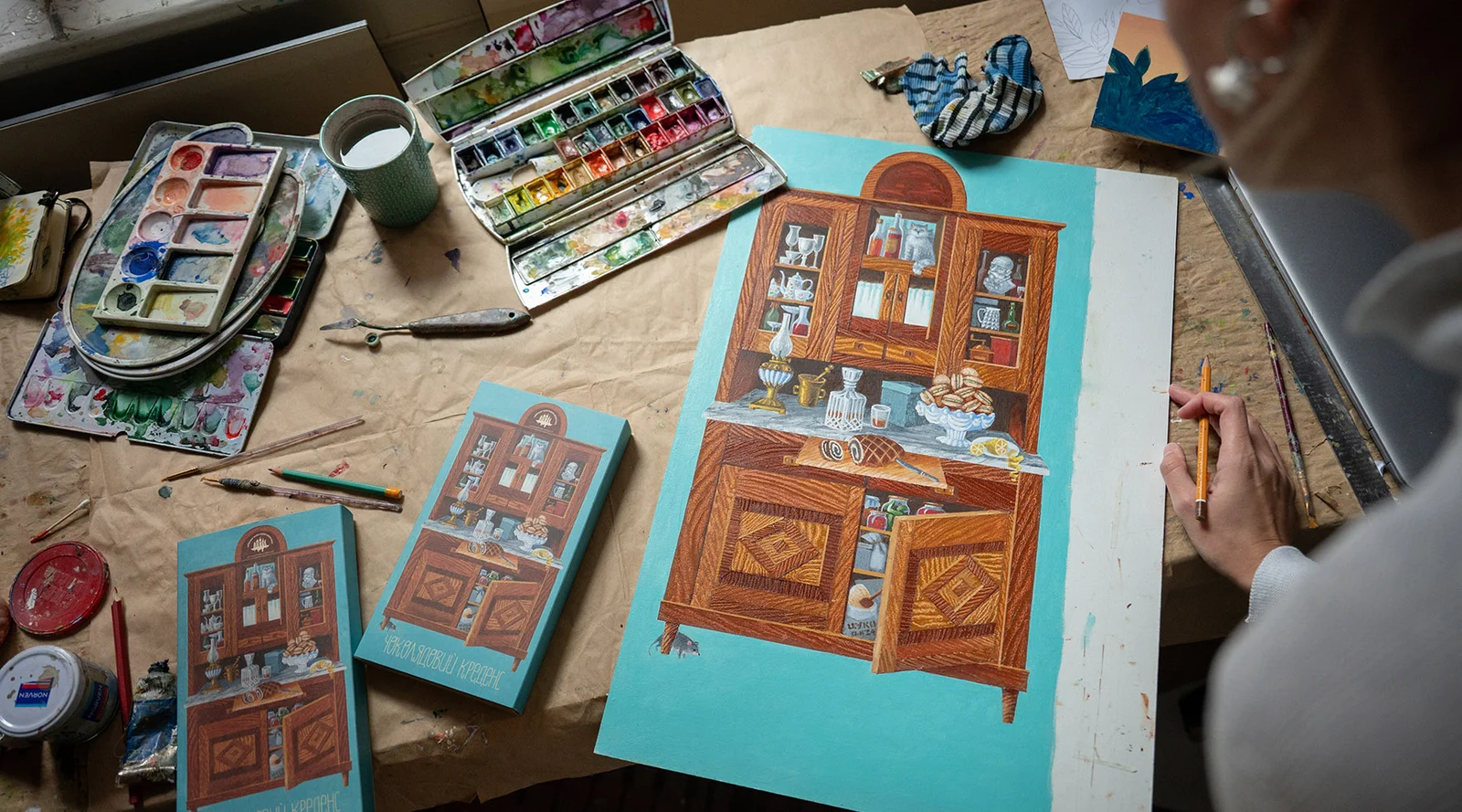 Як створюються унікальні ілюстрації до шоколадних виробів Майстерні.